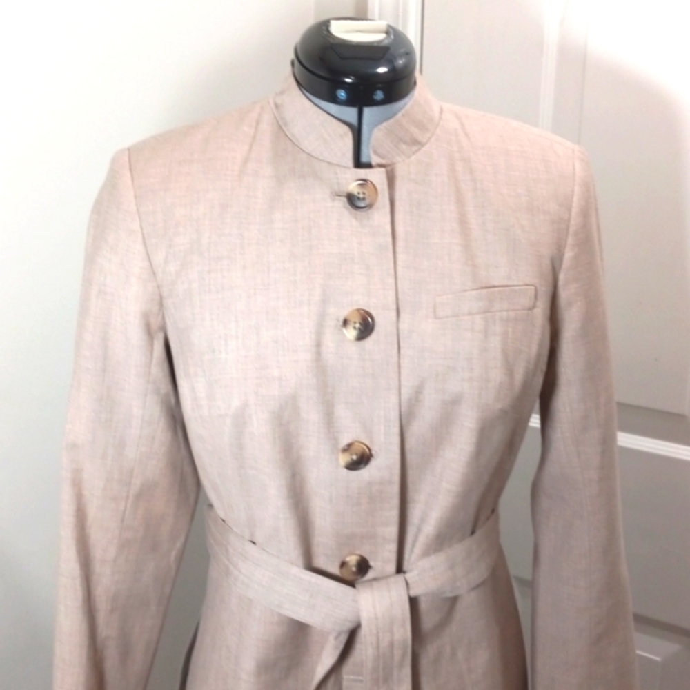 Isaac Mizrahi Sz 8 Beige Blazer